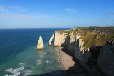 Etretat Seine deniz, Fransa