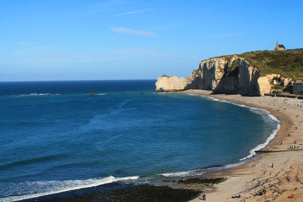 Etretat v Seine-Maritime, Francie — Stock fotografie