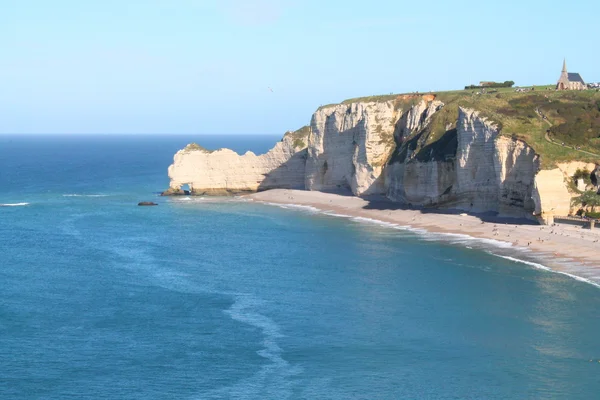 Etretat i Seine-Maritime, Frankrike — Stockfoto