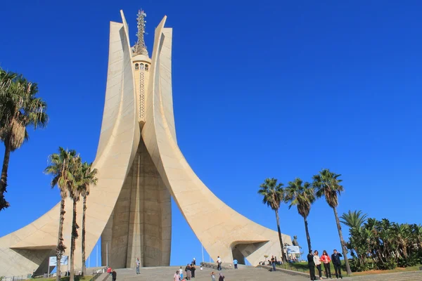 Martelaar monument van Algiers, Algerije — Stockfoto