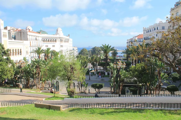 Alger kapital staden av Algeriet Royaltyfria Stockfoton