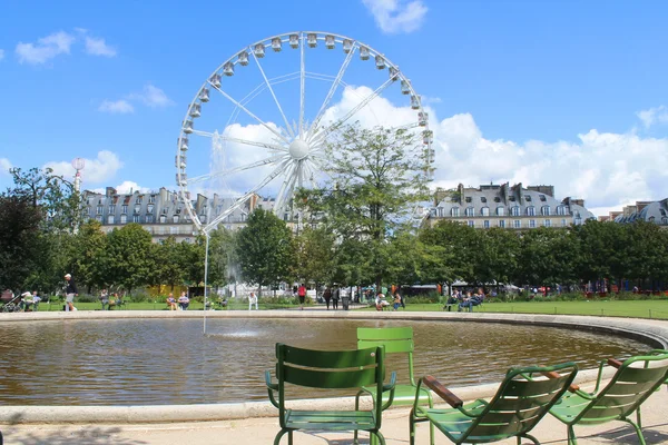 Сад Тюильри в Париже, Франция — стоковое фото