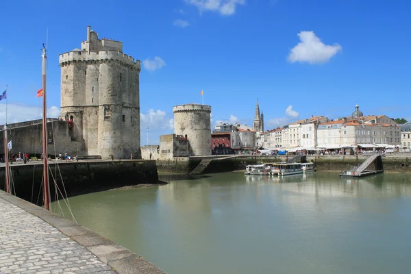 Oude haven van la Rochelle, Frankrijk — Stockfoto