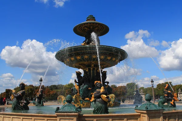 Fonte de concórdia em Paris, França — Fotografia de Stock