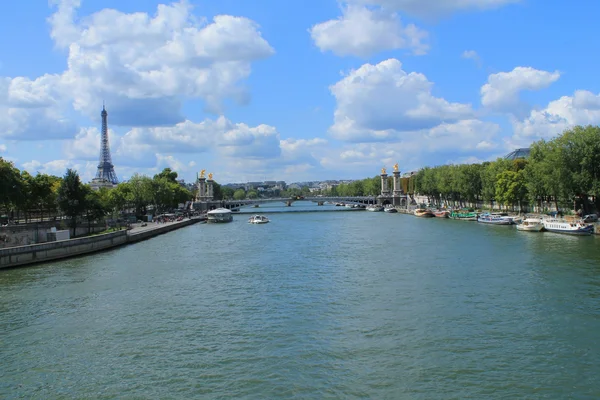 Seine i Paris, Frankrike — Stockfoto