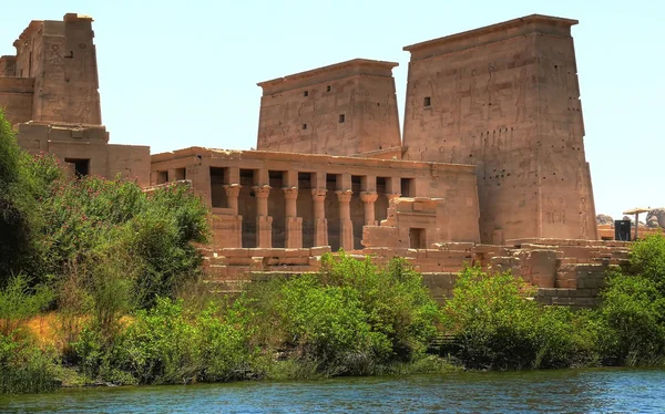 Temple complex in the Agilkia island (Egypt) — Stock Photo, Image