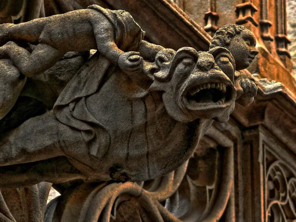 Gargoyle detail — Stock Photo, Image