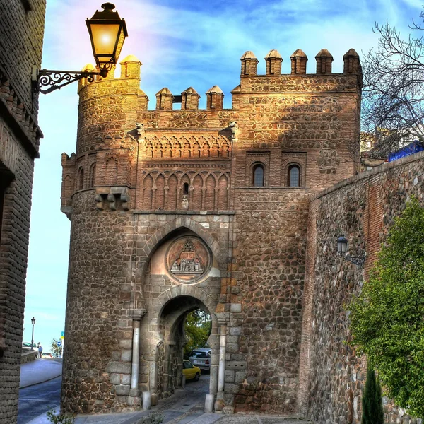 Sun gate square in Toledo (Spain) — Stock Photo, Image