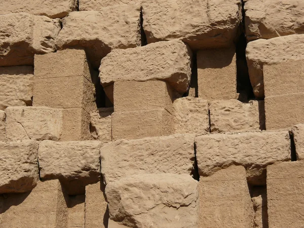 Parede de tijolo de argila — Fotografia de Stock