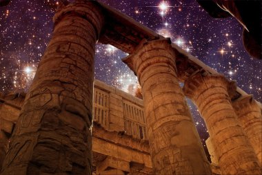 Karnak and Star Forming Region LH95 (Elements of this image furn clipart