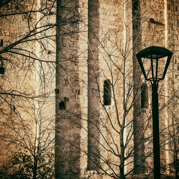 Lamppost en el parque —  Fotos de Stock