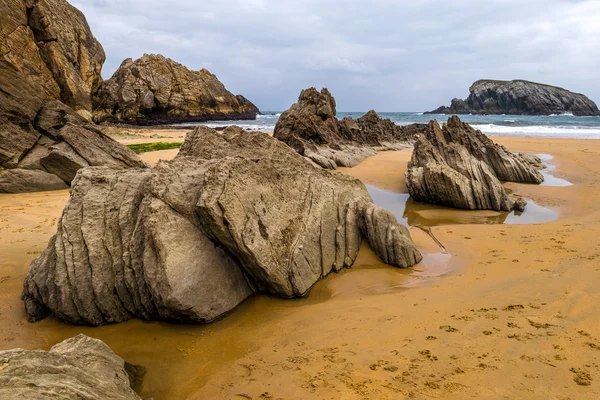 Low tide in the Cantabrian Sea — Stock Photo, Image