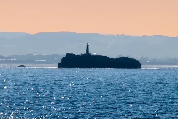 The Mouro Island lighthouse — Stock Photo, Image