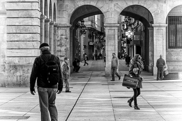 Walking in the Santander city — ストック写真