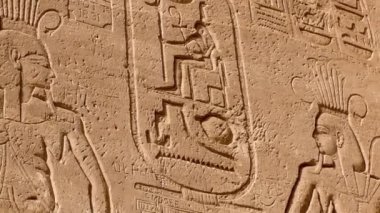 Alçak kabartma, Abu Simbel
