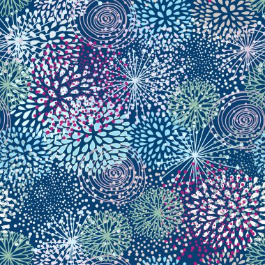 parlak havai fişek seamless modeli