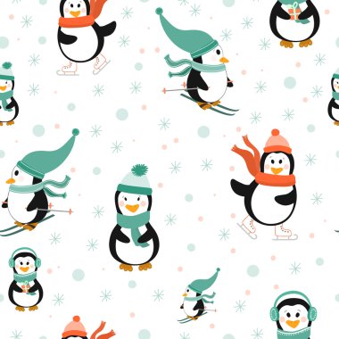 Penguenlerle kusursuz desen