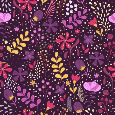 Çiçeklerle soyut arkaplan