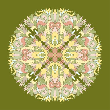 Tasarım süs daire öğesi