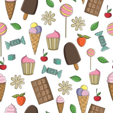 ile şeker ve kek kalıbı