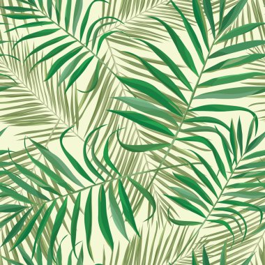 Dikişsiz tropikal desen