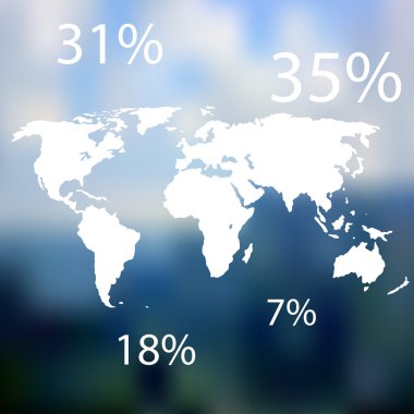 harita ile arka plan bulanık