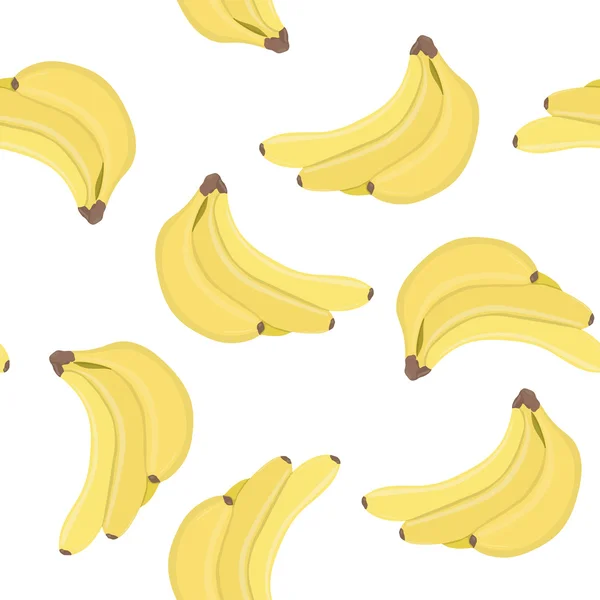 Patrón sin costuras con plátanos — Vector de stock