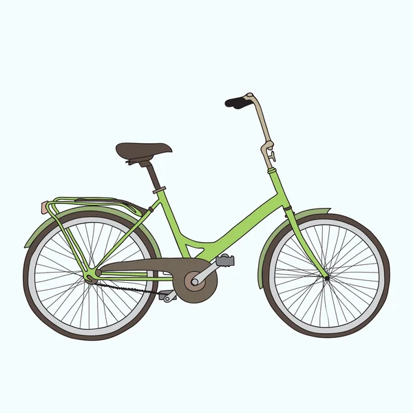 Bicicleta de montanha isolada — Vetor de Stock