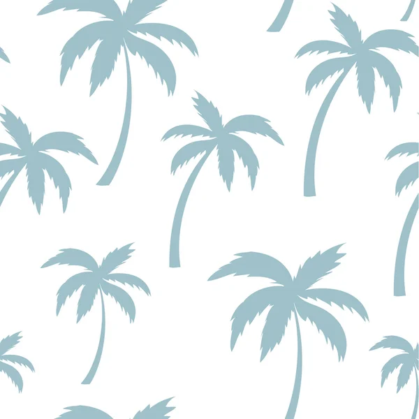 Palmeras tropicales de coco — Vector de stock