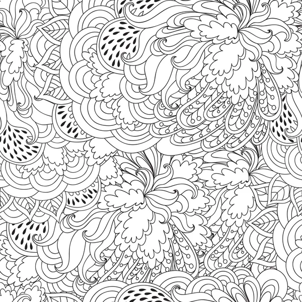Ornamentale nahtlose Muster mit Linien — Stockvektor