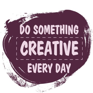 Alıntı ile motivasyon posteri. 