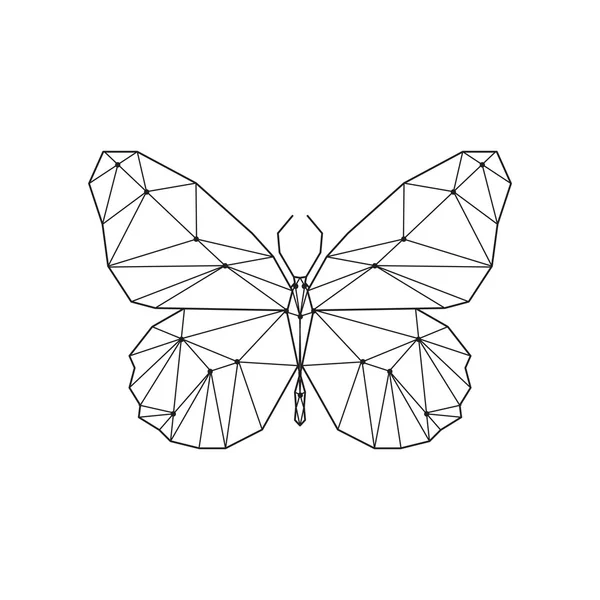 Geometrik dekoratif kelebek