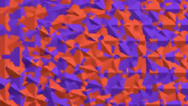 Mozaiklerin Renklerini Değiştirdiği Soyut Arkaplan Video Klip