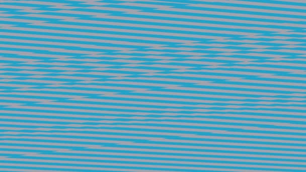 多色のジグザグストライプ 抽象的な背景 — ストック動画