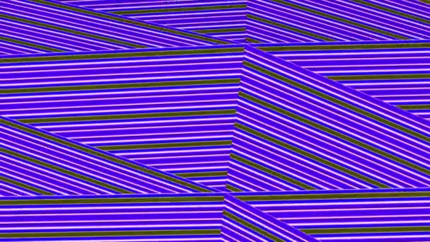 Veelkleurige Zigzag Strepen Abstracte Achtergrond — Stockvideo