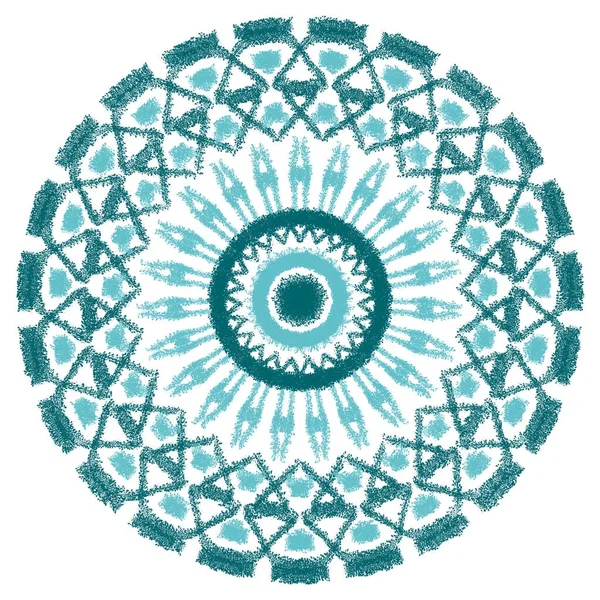 Mandala Elementos Decorativos Vintage Fondo Dibujado Mano — Foto de Stock