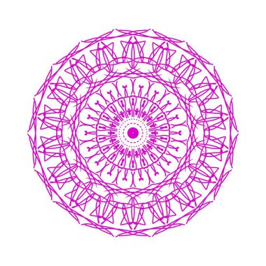 Çemberdeki soyut süs. Süslü çerçeve. Tasarım elementi.