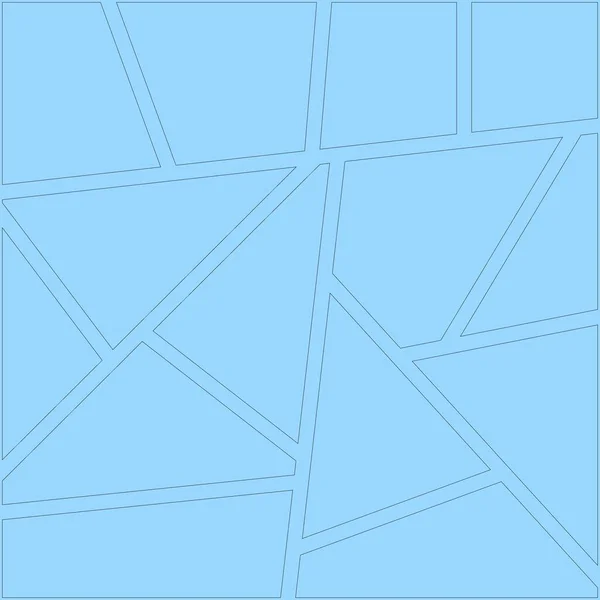 Absztrakt Geometriai Háttér Kék Háromszögekkel — Stock Fotó