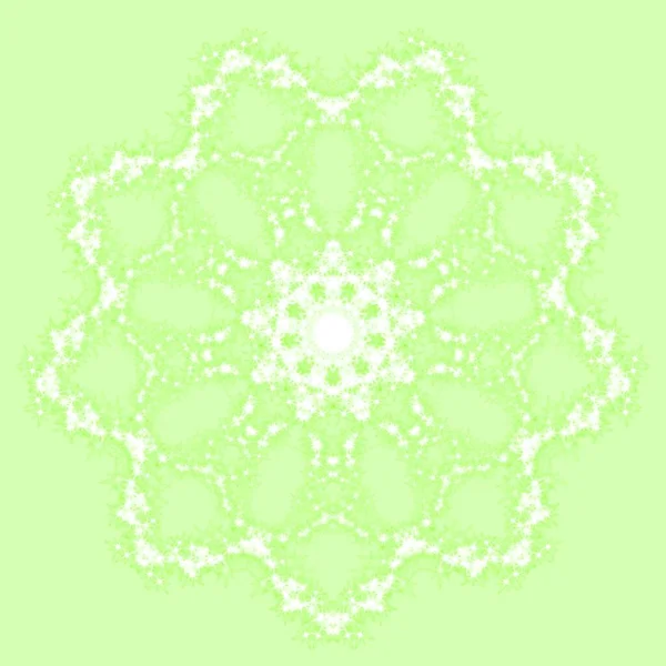 Mandala Zelené Barvě Pro Relaxaci Meditaci Vzory Pro Dekoraci Vzorec — Stock fotografie
