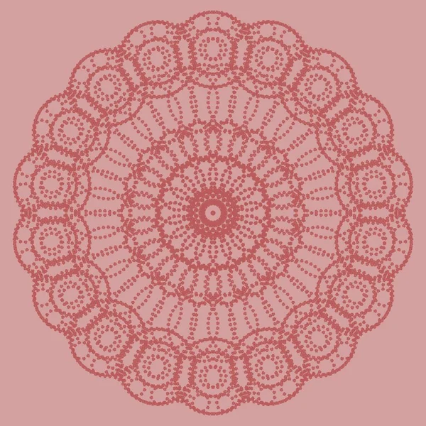 Mandala Rojo Para Relajación Meditación Patrones Para Decoración Patrón Del — Foto de Stock