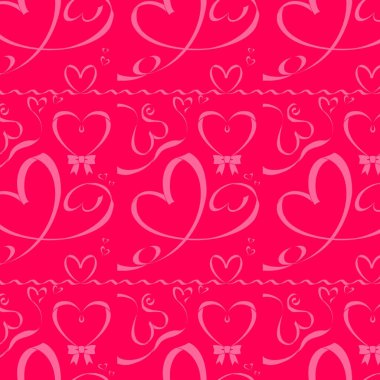 Duygusal bir ambalaj kağıdı. Kalpler. Bir soru işareti. Sevgililer Günü hediyesi..