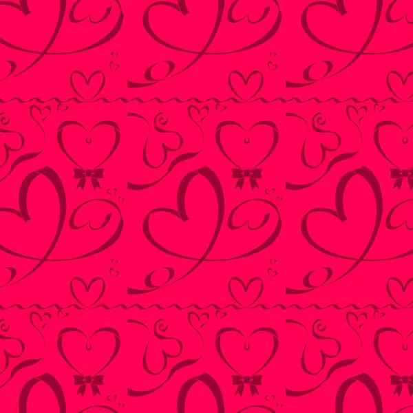 Duygusal Bir Ambalaj Kağıdı Kalpler Bir Soru Işareti Sevgililer Günü — Stok fotoğraf
