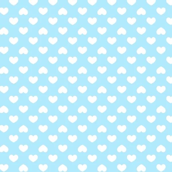 Hand Drawn Doodle Seamless Pattern Hearts — Stock Photo, Image
