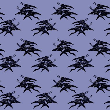 Tekrarlanan kalıplar. Uçan kuşların dokusu. Uçan kuğular. Albüm koleksiyonu için doku.