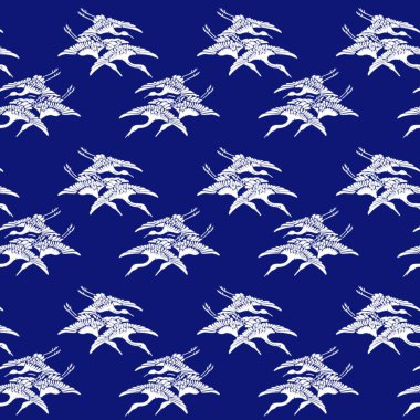 Tekrarlanan kalıplar. Uçan kuşların dokusu. Uçan kuğular. Albüm koleksiyonu için doku.