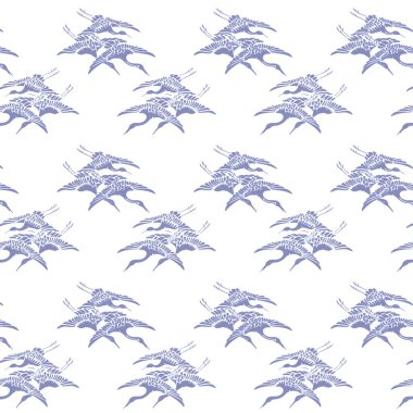 Tekrarlanan kalıplar. Uçan kuşların dokusu. Uçan kuğular. Albüm koleksiyonu için doku.