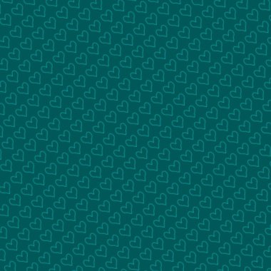 Defter, duvar kağıdı, kumaş koleksiyonu için tekrarlanan kalp kalıpları.