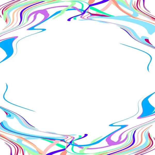 Symmetrisch Meerkleurig Frame Voor Scrapbooking — Stockfoto