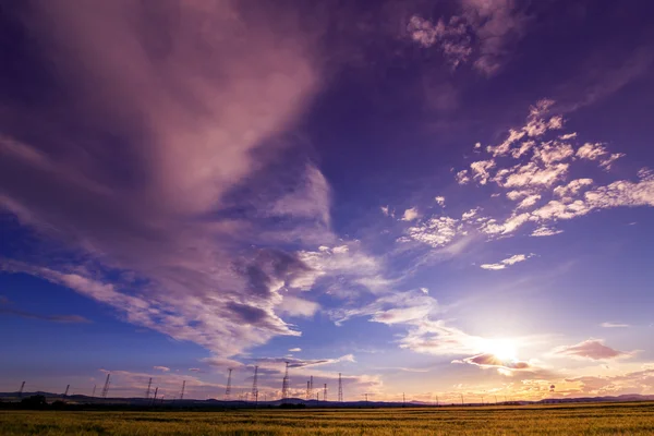 Beautiful sunset sky — Stock Photo, Image