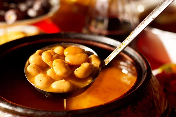 Sopa de feijão — Fotografia de Stock